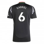 Günstige Fußballtrikots Arsenal Gabriel 6 Auswärtstrikot 2024-25 Kurzarm